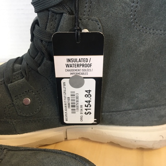 Sorel Explorer II Joan Faux Fur Waterproof Boot Grill Fawn size from 6-11 - Picture 8 of 9